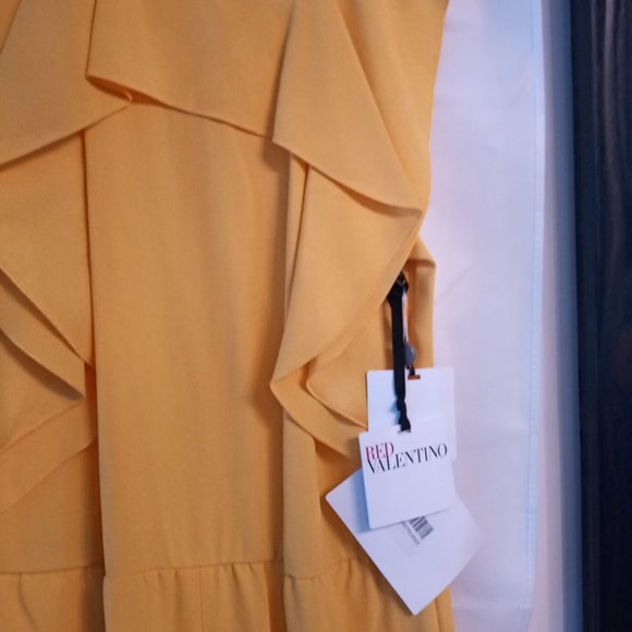 Red Valentino Sleeveless Jumpsuit with Frill Detail - Picture 6 of 10